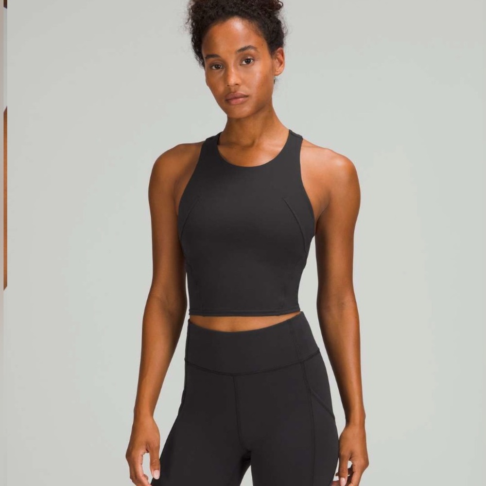 Lululemon Invigorate Tank Top, Black, Size 4, Like Align Tee, but Razorback